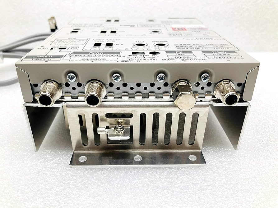 Amazon | エレコム CS/BS-IF・UHF・FMブースター CSBSUF2W1